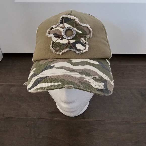 Rock & Roll Cowgirl Camo Hat - Picture 1 of 4
